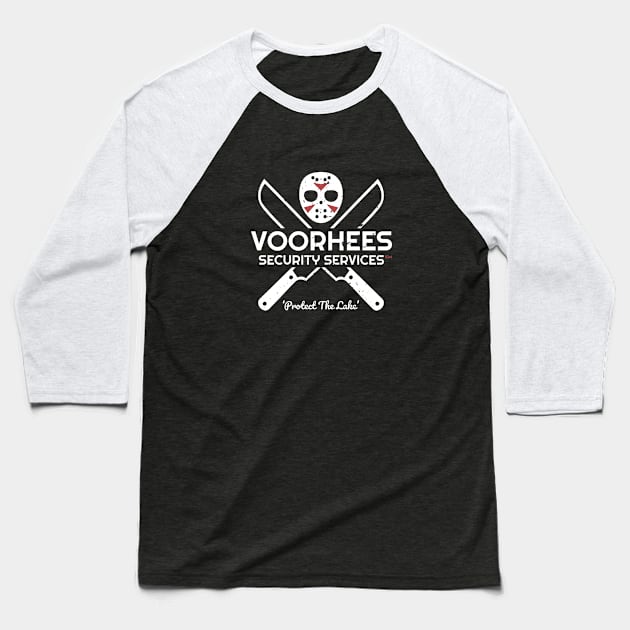 Voorhees Security Services Baseball T-Shirt by battledad